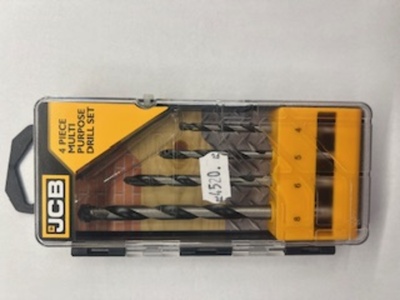 JCB Fúrószár készlet univerzális 4-8mm 4db