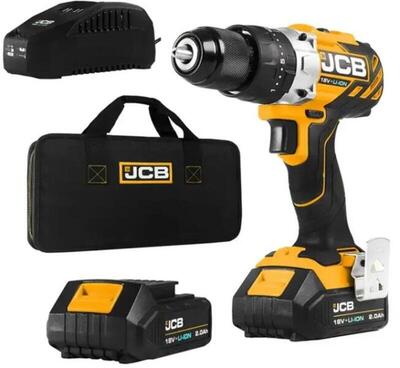 JCB 18CD2-E fúrókalapács 18V 2db 2Ah akkuval táskában